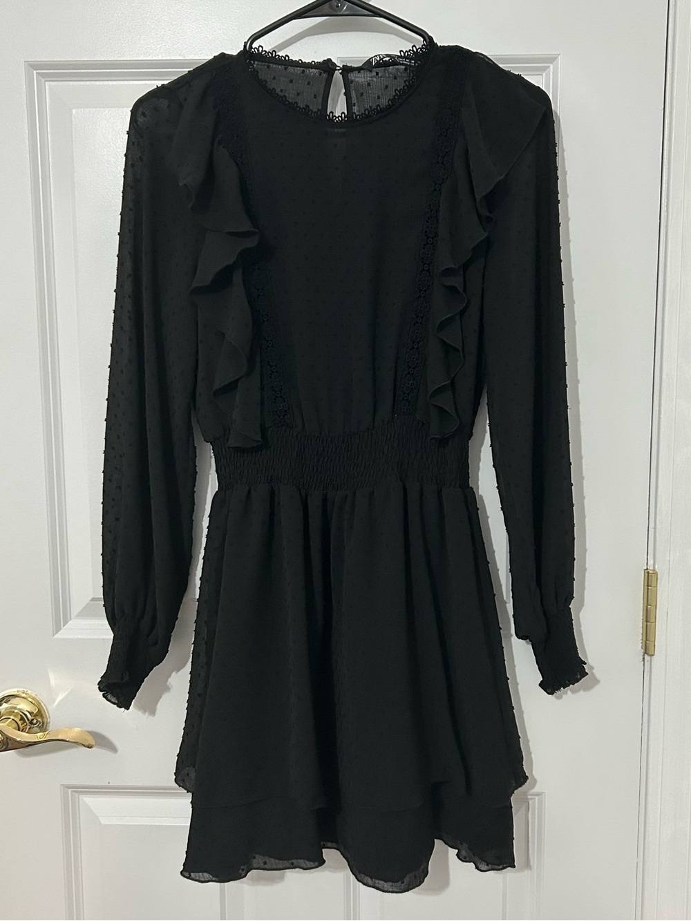 Zara dress with ruffles